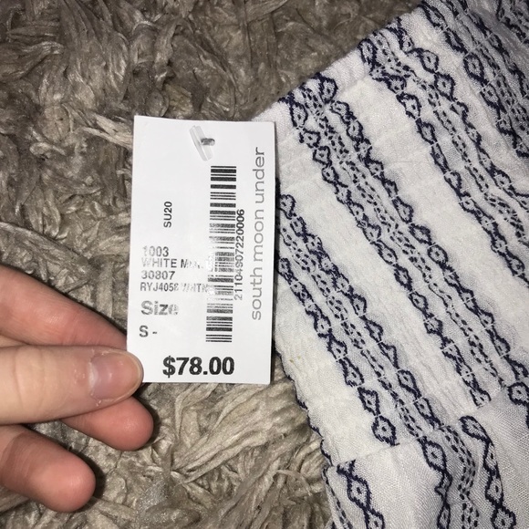 scrunch waistband ruffle skirt new with tags - Picture 2 of 4